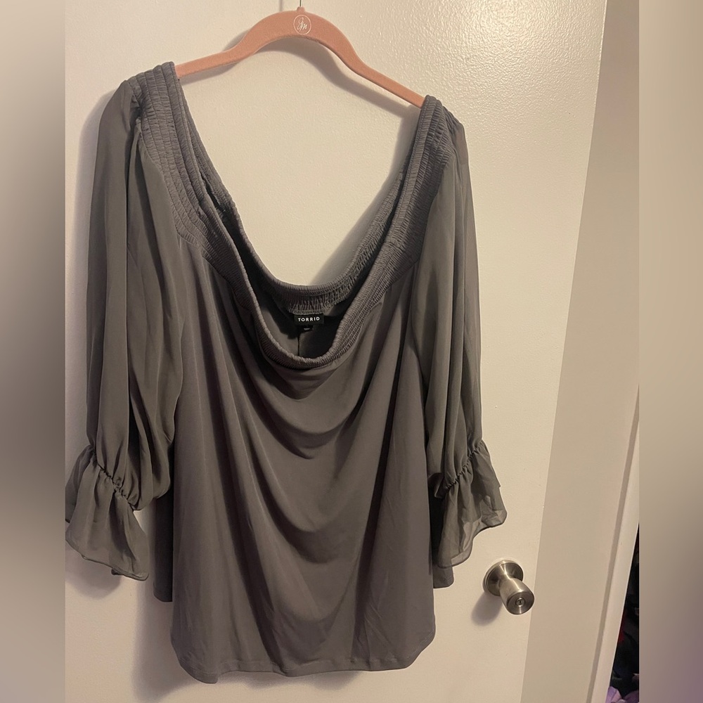 Torrid off the shoulder top